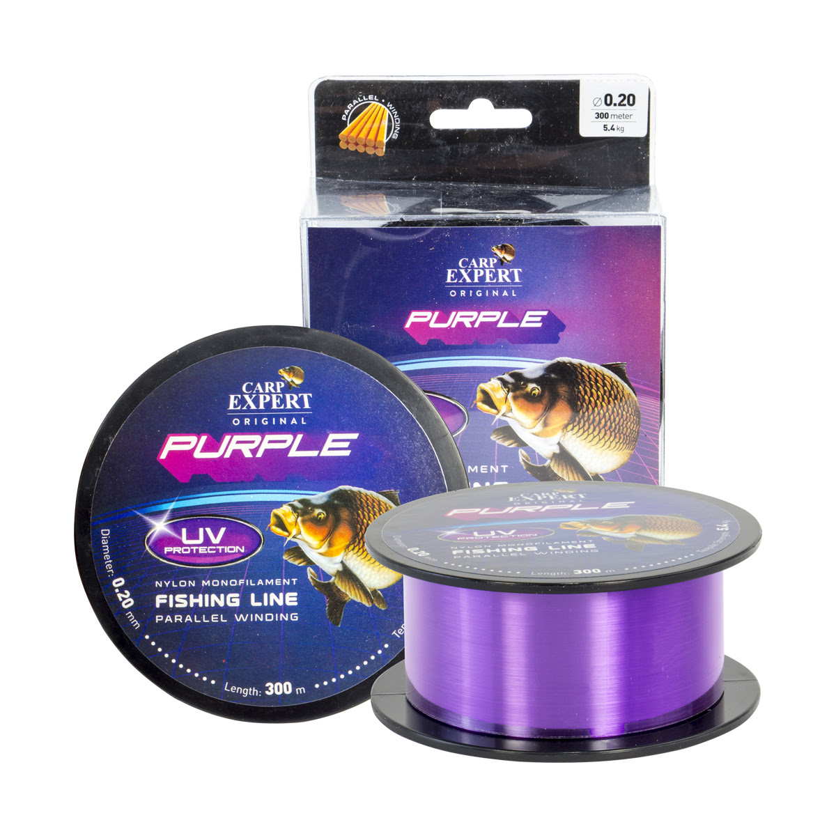 CARP EXPERT UV PURPLE ZSINÓR 300M, 1000M